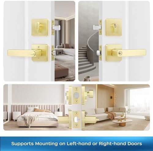 Leydebong Entry Door Handle Set