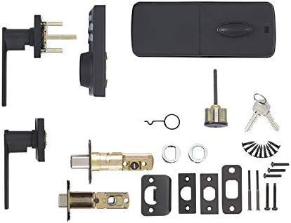 Amazon Basics Door Lock with Keypad Matte Black