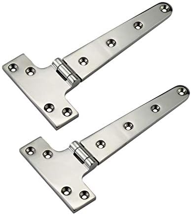 Durable Marine Grade 316 stainless steel T hingePAIR