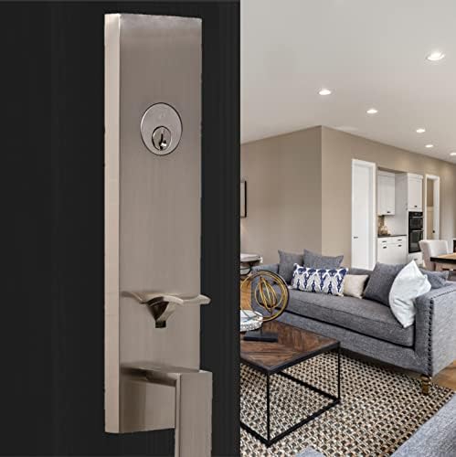 Satin Nickel Entry Handle Set for Your Home