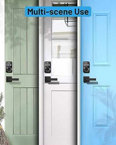 Zowill Keyless Entry Door Lock with 2 Lever Handles