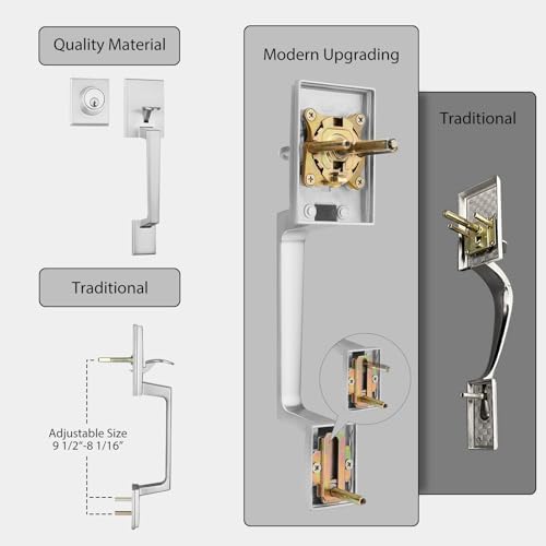 Haidms Front Door Handle Set