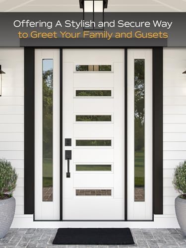 Front Door Handle Set with Deadbolt