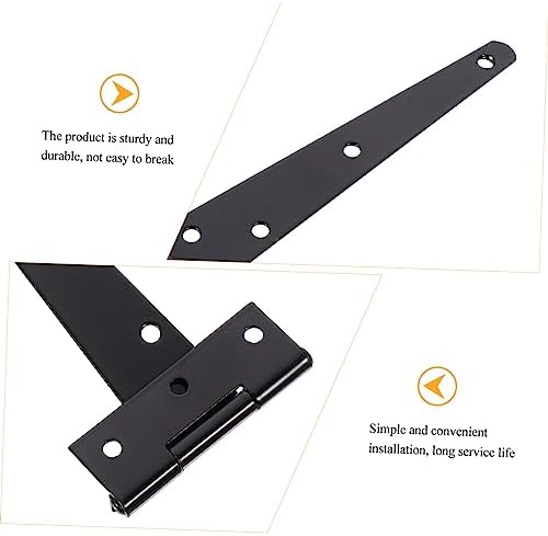 Two-Piece Heavy Duty Gate Hinges with Bi-Shape Design