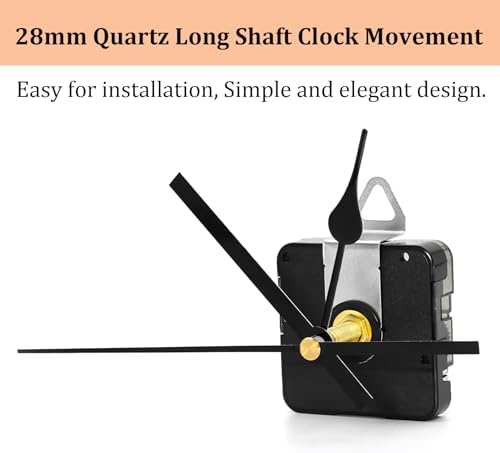 28mm Long Shaft Clock Movement Kit for Wall Clocks