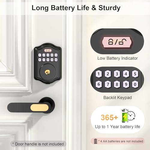 Secure Keyless Entry Door Lock
