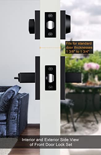 GoldenWarm Door Lock Set with Deadbolt