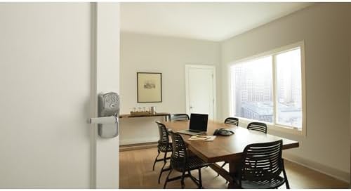 SCHLAGE Brushed Chrome DV595CS V Keypad Lock with Elan Lever