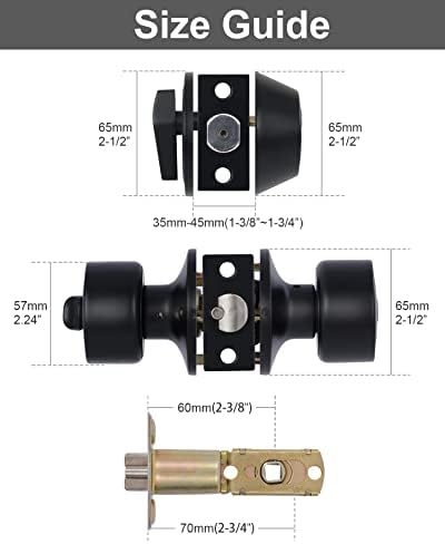 Secure and Modern Entry Door Set