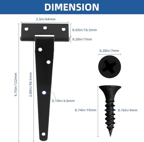 TamBee Barn Door Hinges