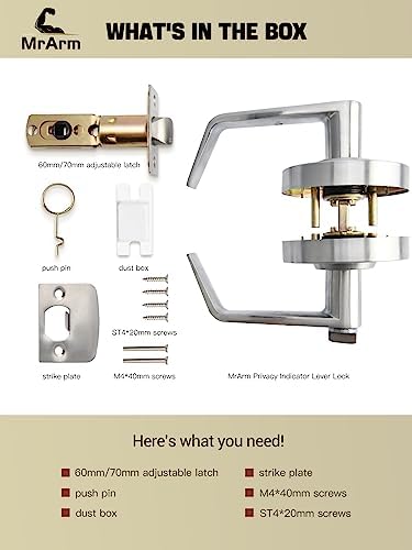 Privacy Indicator Door Handle