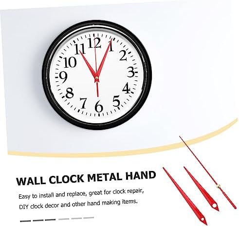 Classic Aluminum Wall Clock Needles - 10 Piece Set