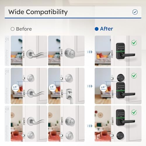 Secure Smart Door Lock with Keypad for Front Door