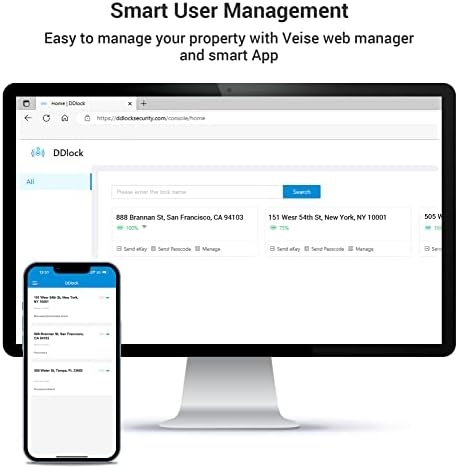 Secure Door Lock with fingerprint and app control