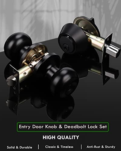 KEYED ALIKE ENTRY DOOR KNOBS