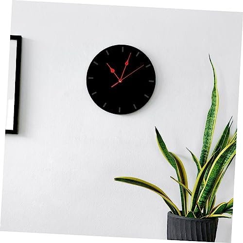 QUMIIRTY Red quartz clock movement replacement elegant red hands