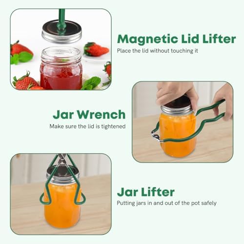 Perfect for Canning and Pickling Beginner-Friendly 215QT Canning Kit