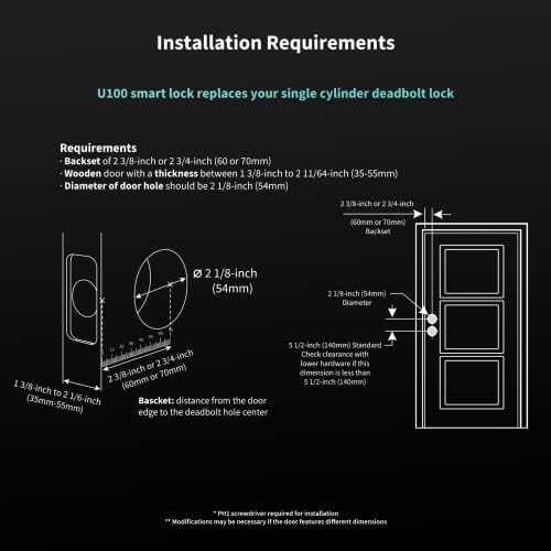 Aqara Smart Lock U100 with Apple Home Keyboard Entry More