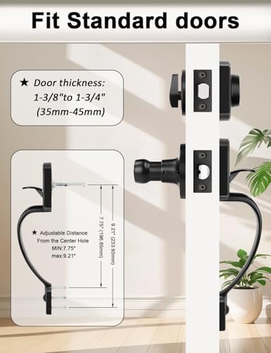 Tinewa Front Door Handle Set with Deadbolt Replacement