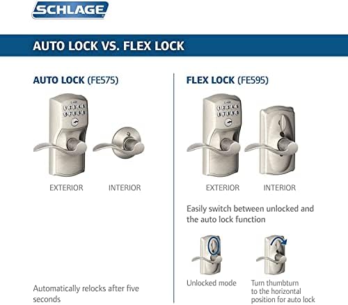 Sleek Keypad Design Sleek Stylish and Secure Door Lock from Schlage