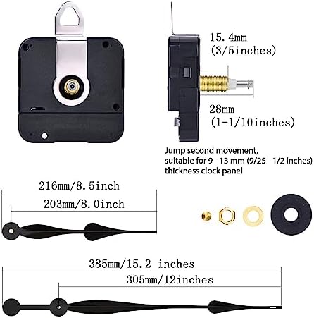 Include Hands Wall Clock Mechanism Repair Kit