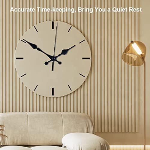 3-Piece Silent Clock Mechanism Kit with Different Shaft Sizes