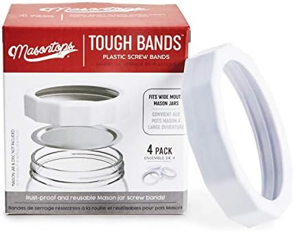 Tough Band Mason Jar Screw Bands