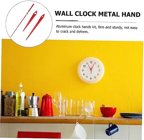 Premium Aluminum Wall Clock Hands Mute Squirrel-Free DIY Replacement for Clocks