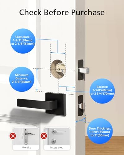 Smart Door Lock with Keyless Entry Fingerprint Unlock