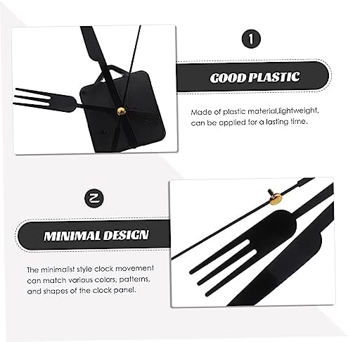 Easy to Use Plastic Clock Mechanism Kit for DIY Wall Clocks
