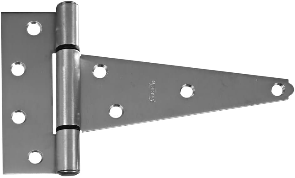 National Hardware Extra Heavy Stainless Steel T-Hinge 6-inch