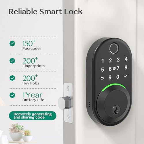 WiseGear Keypad Smart Deadbolt