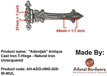 Antique Cast Iron Door Hinges