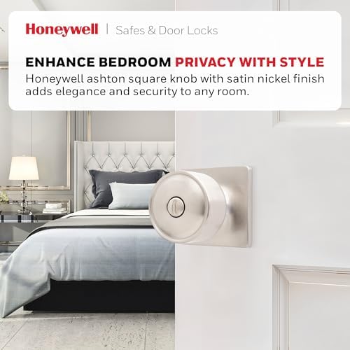 Sleek Nickel-Finished Privacy Door knob