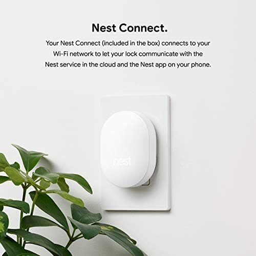 Google Nest Yale Smart Lock - Secure Front Door Entry