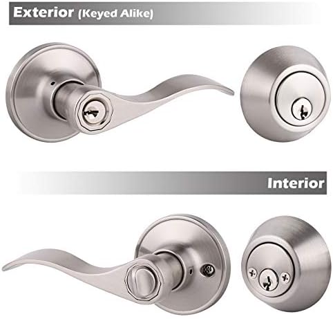 Entry Door Combo Lock Set