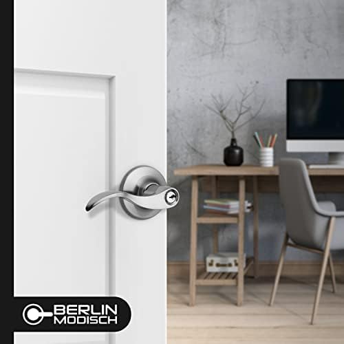 Reversible Door Handle Set with Keys