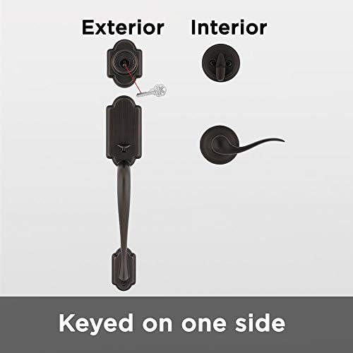 Kwikset Arlington Front Door Lock Set with Rekey Deadbolt and Smart Key