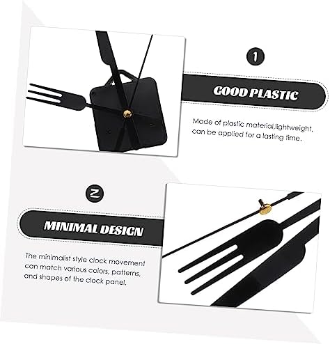 ANDRESLAD DIY Clock Mechanism Kit - Quiet Sure-Handling quartz Watch Parts