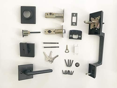 Signature Security Door Handle Set with Reversible Mechanism