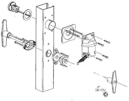 Earthtec - Garage Door Lock Cylinder Kit