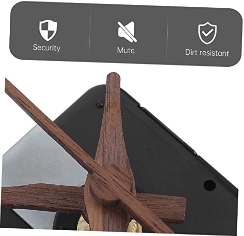 Replacement Clock Hands Kit - Walnut Wood Set for Wall Clock Movements