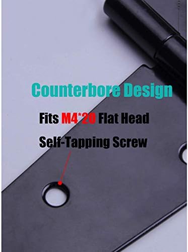 6-inch Door Hinges Rustproof Durable