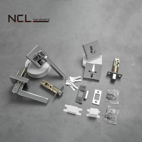 NCL Elegant Entry Door Lever with Single Cylinder Deadbolt