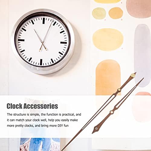 Hemobllo Wooden Clock Hands Strip Pointer for Wall Clocks