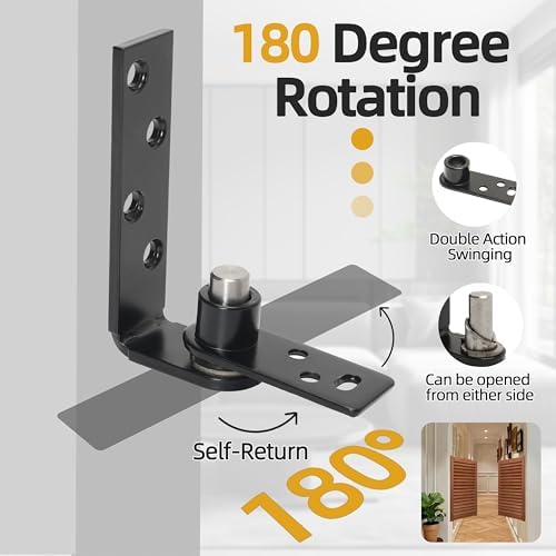 High-Quality Dual-Swing Cafe Door Hinges for Heavy Duty Use