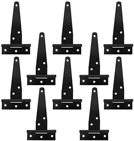 10-Piece T-Strap Door Hinges Set