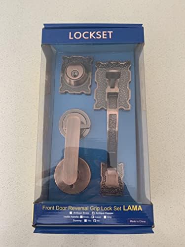LOCKSET4U Reversible Front Door Hardware Set LAMA