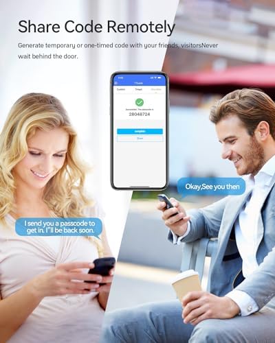 TMEZON Smart Keyless Door Lock with Fingerprint Entry