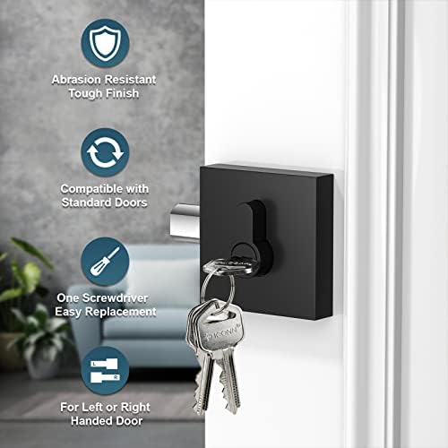 Ticonn Matte Black Door Handle